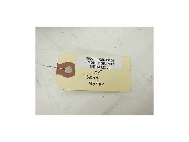 2006-2008 LEXUS IS250 XE20 OEM RIGHT FRONT PASSENGER SIDE SEAT MOTOR 85820-33020