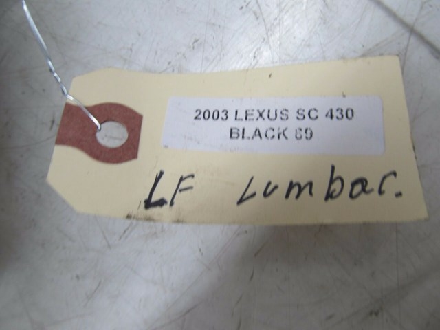 2002-2010 LEXUS SC430 Z40 OEM LEFT FRONT UPPER SEAT LUMBAR BACK MOTOR