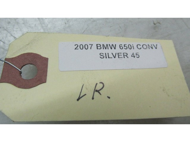 2006-2010 BMW 650i E64 OEM LEFT REAR QUARTER WINDOW GLASS MOTOR   