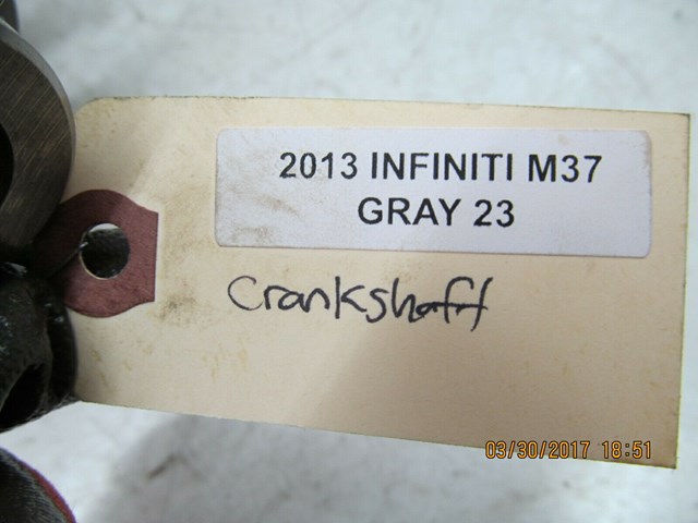  2011-2018 INFINITI M37 Q70 OEM ENGINE CRANKSHAFT 