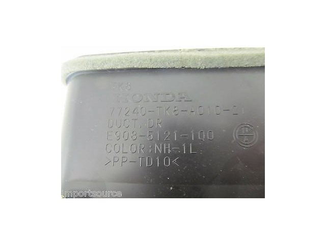 2011-2013 HONDA ODYSSEY OEM LEFT FRONT DRIVERS SIDE AIR VENT WITH TRIM 