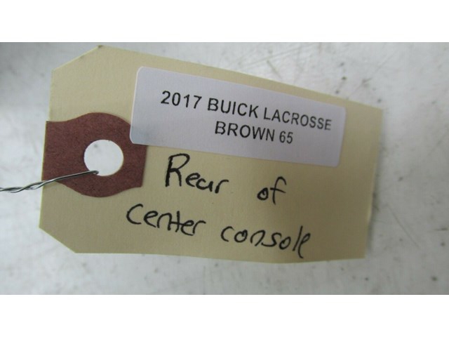 2017-2019 BUICK LACROSSE OEM  CENTER CONSOLE REAR FACING AIR VENT END COVER 