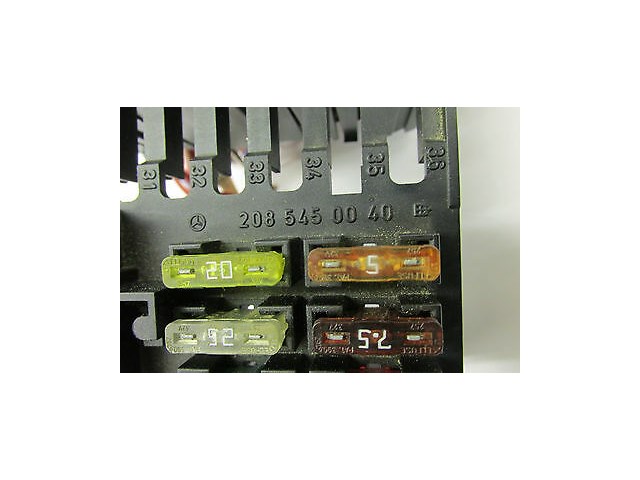 2004-2006 MERCEDES BENZ SL600 R230 OEM LEFT FRONT FUSE RELAY PANEL BOX 