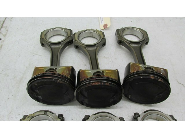 2010-2012 LINCOLN MKZ OEM 3.5L ENGINE PISTONS CONNECTING RODS SET OF 6 