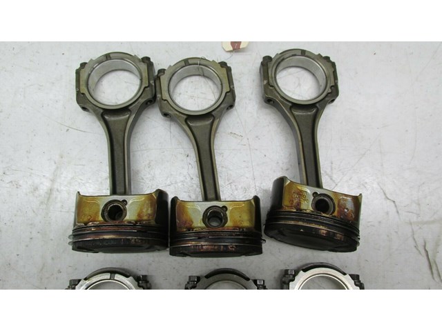 2010-2012 LINCOLN MKZ OEM 3.5L ENGINE PISTONS CONNECTING RODS SET OF 6 
