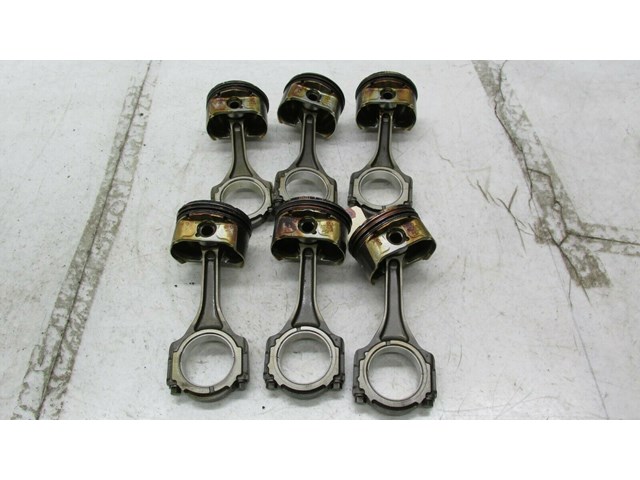 2010-2012 LINCOLN MKZ OEM 3.5L ENGINE PISTONS CONNECTING RODS SET OF 6 