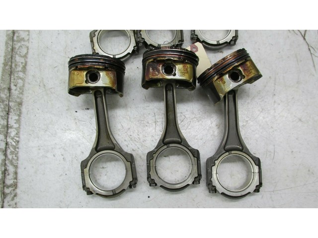 2010-2012 LINCOLN MKZ OEM 3.5L ENGINE PISTONS CONNECTING RODS SET OF 6 