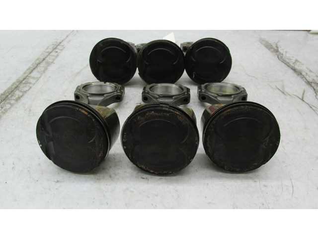 2010-2012 LINCOLN MKZ OEM 3.5L ENGINE PISTONS CONNECTING RODS SET OF 6 