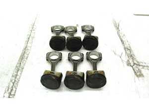 2010-2012 LINCOLN MKZ OEM 3.5L ENGINE PISTONS CONNECTING RODS SET OF 6 