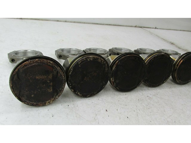 2011-2015 LINCOLN MKX OEM 3.7L ENGINE PISTONS CONNECTING RODS SET OF 6 
