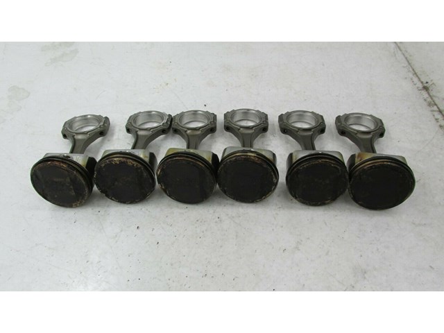 2011-2015 LINCOLN MKX OEM 3.7L ENGINE PISTONS CONNECTING RODS SET OF 6 