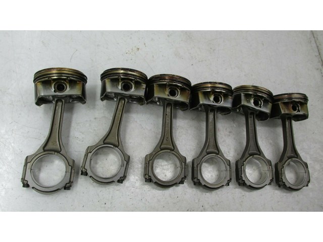 2011-2015 LINCOLN MKX OEM 3.7L ENGINE PISTONS CONNECTING RODS SET OF 6 