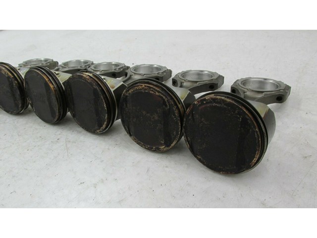 2011-2015 LINCOLN MKX OEM 3.7L ENGINE PISTONS CONNECTING RODS SET OF 6 