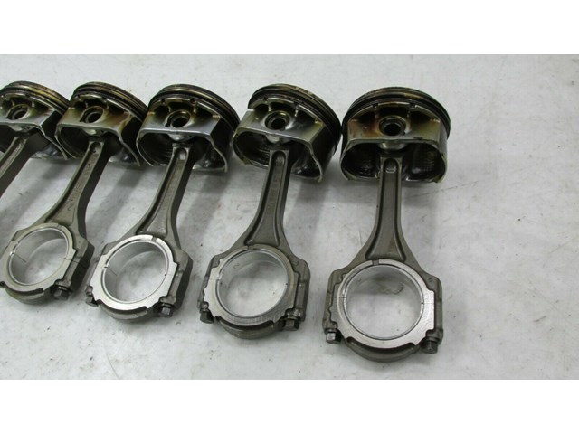 2011-2015 LINCOLN MKX OEM 3.7L ENGINE PISTONS CONNECTING RODS SET OF 6 