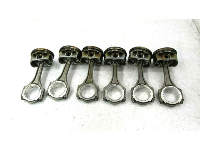 2011-2015 LINCOLN MKX OEM 3.7L ENGINE PISTONS CONNECTING RODS SET OF 6 