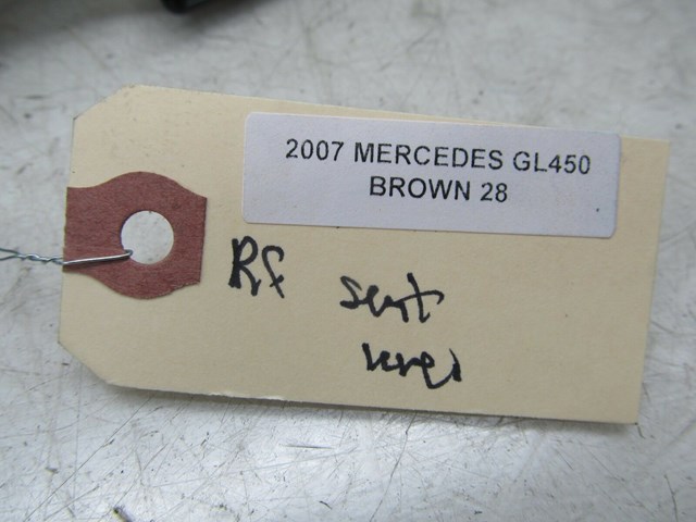 2007-2012 MERCEDES GL450 X164 OEM RIGHT FRONT LOWER SEAT COVER TRIM 