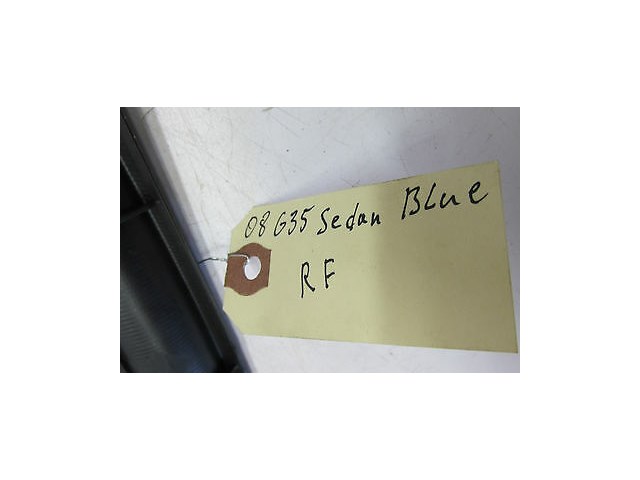 2007-2008 INFINITI G35 SEDAN RWD OEM RIGHT FRONT SIDE SEAT COVER TRIM BLACK