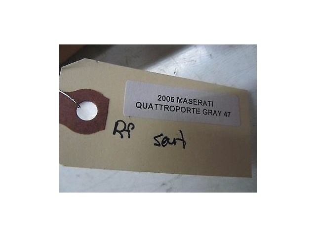 2004-2008 MASERATI QUATTROPORTE M139 OEM RIGHT FRONT SEAT BACK PANEL COVER