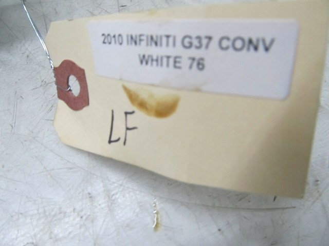 2009-2013 INFINITI G37 CONVERTIBLE OEM LEFT FRONT CAMSHAFT COVER WITH SENSOR 