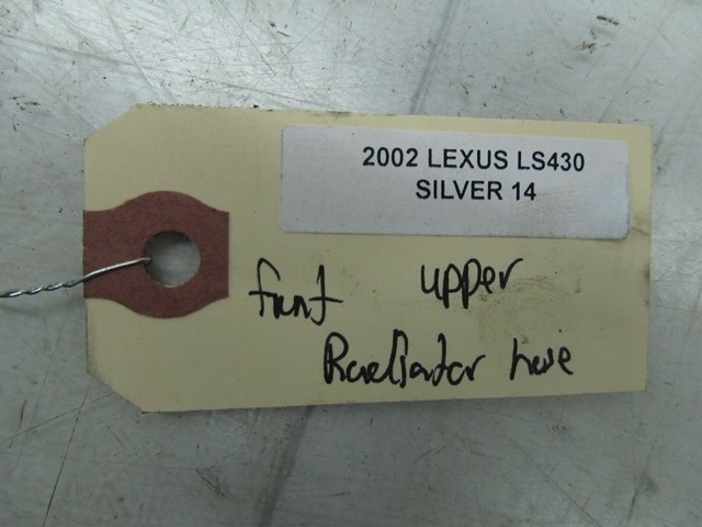 2001-2006 LEXUS LS430 OEM FRONT UPPER RADIATOR COOLANT HOSE TUBE 