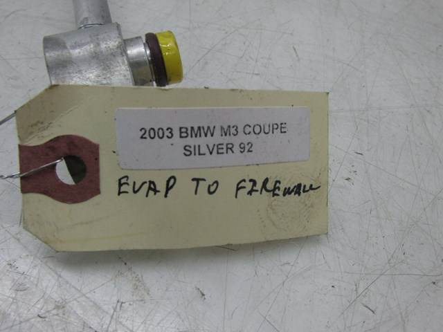 2002-2006 BMW M3 E46 COUPE OEM DRIER TO FIRE WALL AC LINE HOSE