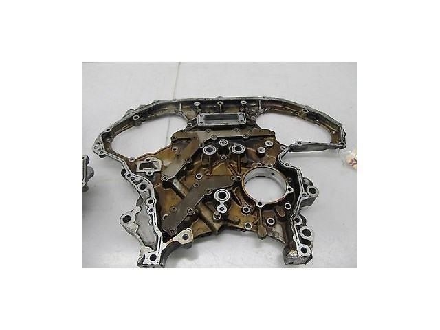 2003-2005 NISSAN 350Z COUPE OEM FRONT & REAR ENGINE CHAIN COVER PLATE SET