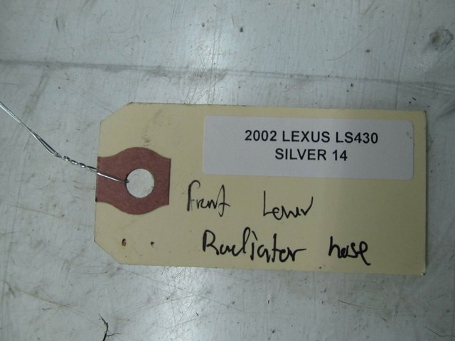 2001-2006 LEXUS LS430 OEM FRONT LOWER RADIATOR COOLANT HOSE TUBE 