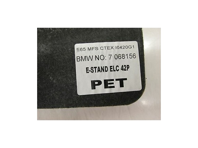 2006-2007 BMW 530XI WAGON E61 OEM RIGHT FRONT SEAT LUMBAR SUPPORT PAD W/ PUMP