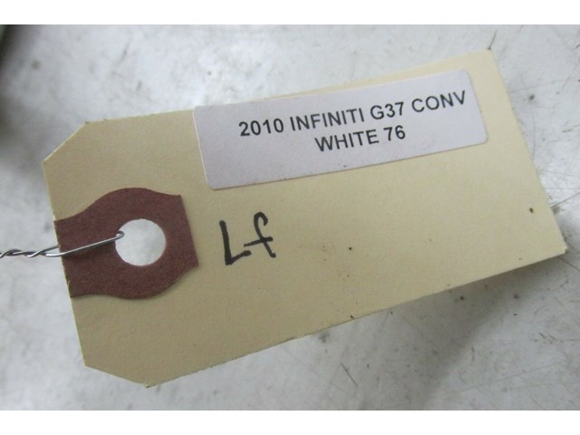 2009-2013 INFINITI G37 CONVERTIBLE OEM LEFT FRONT UPPER SEAT RELEASE HANDLE  