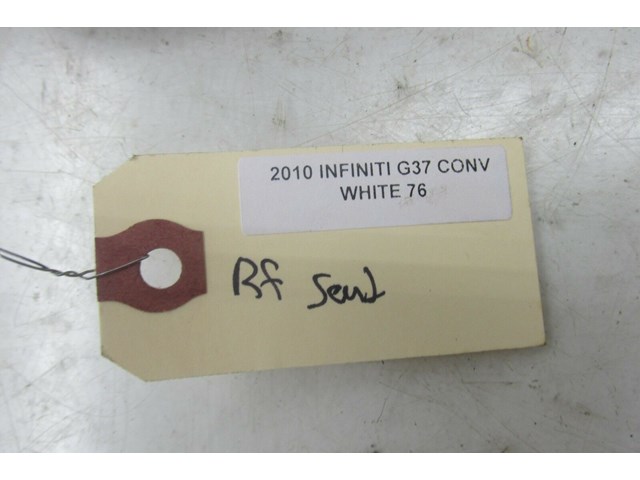 2009-2013 INFINITI G37 CONVERTIBLE OEM RIGHT FRONT UPPER SEAT RELEASE HANDLE  