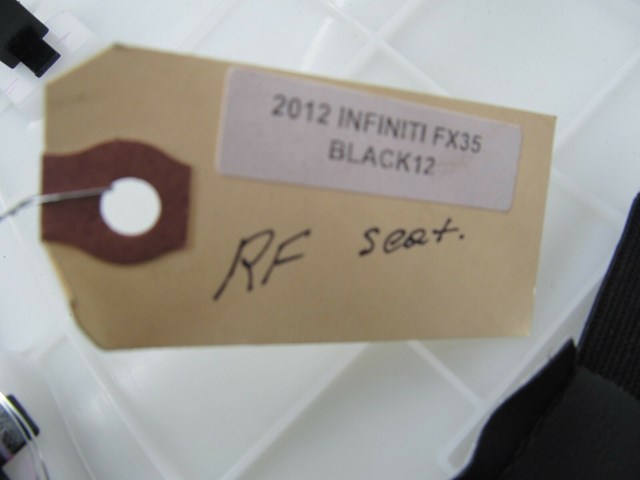 2009-2016 INFINITI FX35 QX70 OEM RIGHT FRONT PASS SEAT BACK POCKET PANEL BLACK 