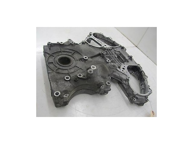2009-2012 NISSAN 370Z COUPE VQ37 OEM FRONT & REAR ENGINE CHAIN COVER PLATE SET
