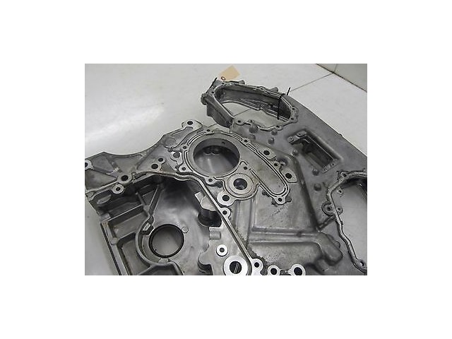 2009-2012 NISSAN 370Z COUPE VQ37 OEM FRONT & REAR ENGINE CHAIN COVER PLATE SET