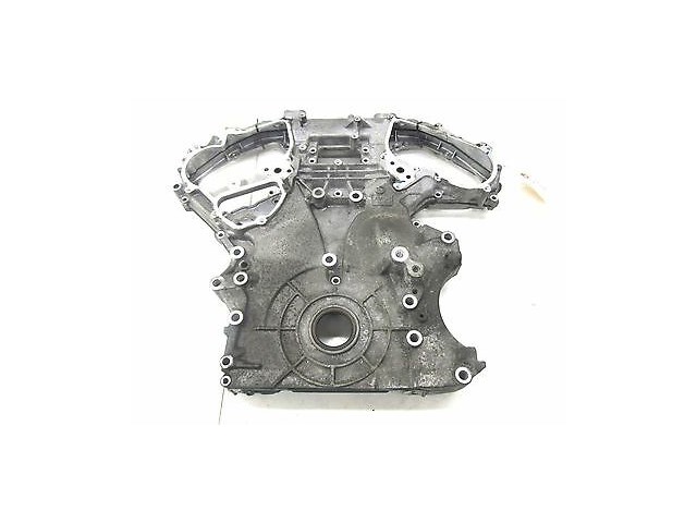 2009-2012 NISSAN 370Z COUPE VQ37 OEM FRONT & REAR ENGINE CHAIN COVER PLATE SET