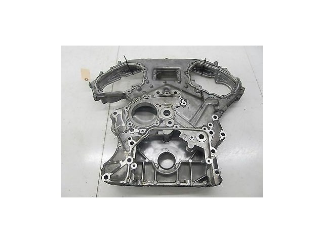 2009-2012 NISSAN 370Z COUPE VQ37 OEM FRONT & REAR ENGINE CHAIN COVER PLATE SET