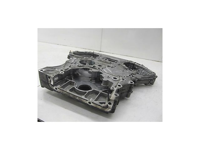 2009-2012 NISSAN 370Z COUPE VQ37 OEM FRONT & REAR ENGINE CHAIN COVER PLATE SET