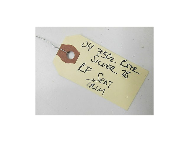 2004-2005 NISSAN 350Z ROADSTER OEM RIGHT FRONT SEAT TRIM COVER PLATE