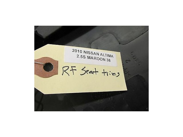 2007-2012 NISSAN ALTIMA SEDAN L32A OEM RIGHT FRONT SEAT PLASTIC TRIM MOLDING