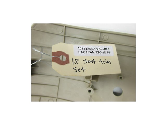 2013-2015 NISSAN ALTIMA SEDAN L33 OEM LEFT FRONT DRIVER'S SEAT TRIM MOULDING SET