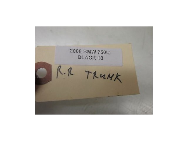 2006-2008 BMW 750LI E66 E65 OEM RIGHT REAR TRUNK NEGATIVE BATTERY WIRE