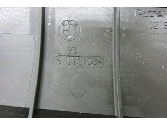  2009-2013 BMW 328i E93 LCI OEM RIGHT REAR PASSENGER SIDE SEAT BOLSTER GRAY  