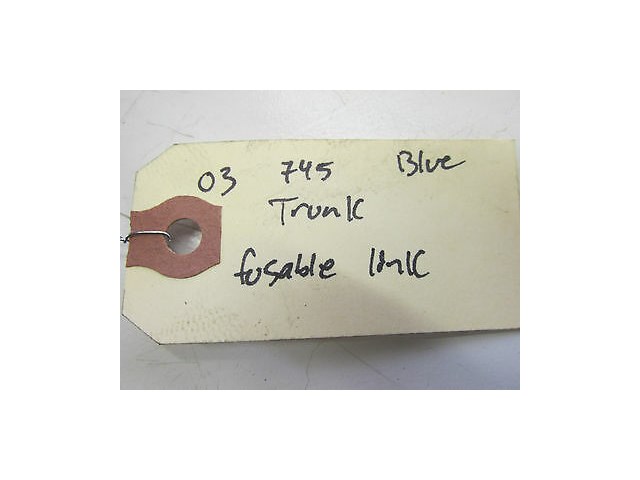 2002-2004 BMW 745LI E66 OEM TRUNK BATTERY FUSIBLE LINK