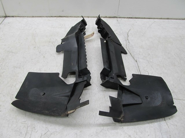 2005-2008 AUDI A6 C6 OEM FRONT RADIATOR AIR DUCT GUIDE PAIR 