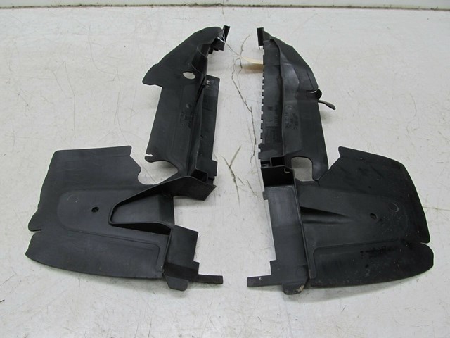 2005-2008 AUDI A6 C6 OEM FRONT RADIATOR AIR DUCT GUIDE PAIR 