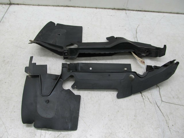 2005-2008 AUDI A6 C6 OEM FRONT RADIATOR AIR DUCT GUIDE PAIR 