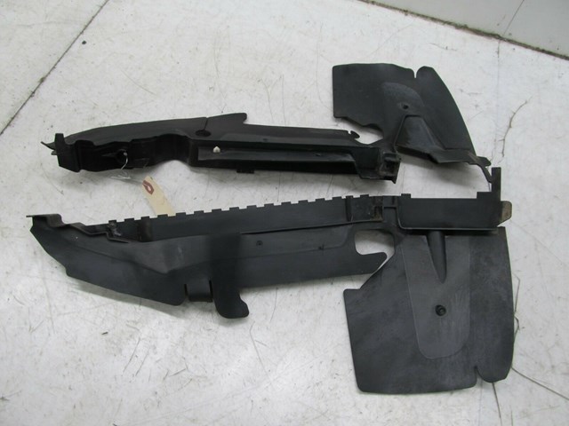 2005-2008 AUDI A6 C6 OEM FRONT RADIATOR AIR DUCT GUIDE PAIR 