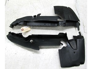 2005-2008 AUDI A6 C6 OEM FRONT RADIATOR AIR DUCT GUIDE PAIR 