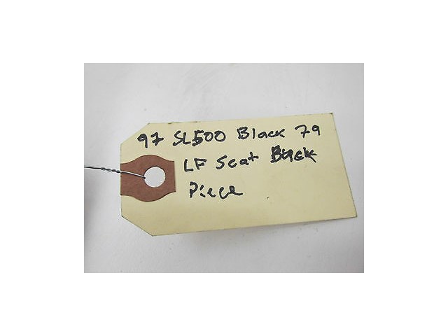 1996-2002 MERCEDES BENZ SL500 R129 OEM LEFT FRONT BACK OF SEAT PANEL TRIM BLACK