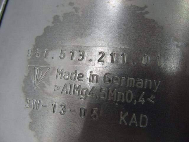 2013-2015 PORSCHE BOXSTER 981 OEM TOP COVER ENGINE BAY ACCESS COVER 98151321101