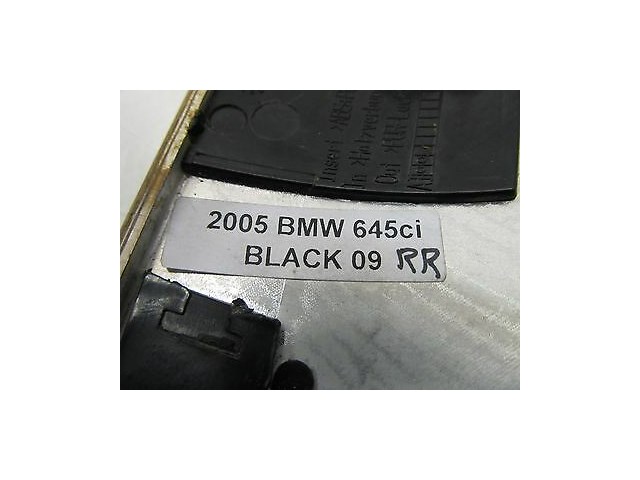 2004-2005 BMW 645CI E63 OEM RIGHT SIDE REAR QUARTER PANEL WOOD GRAIN TRIM STRIP